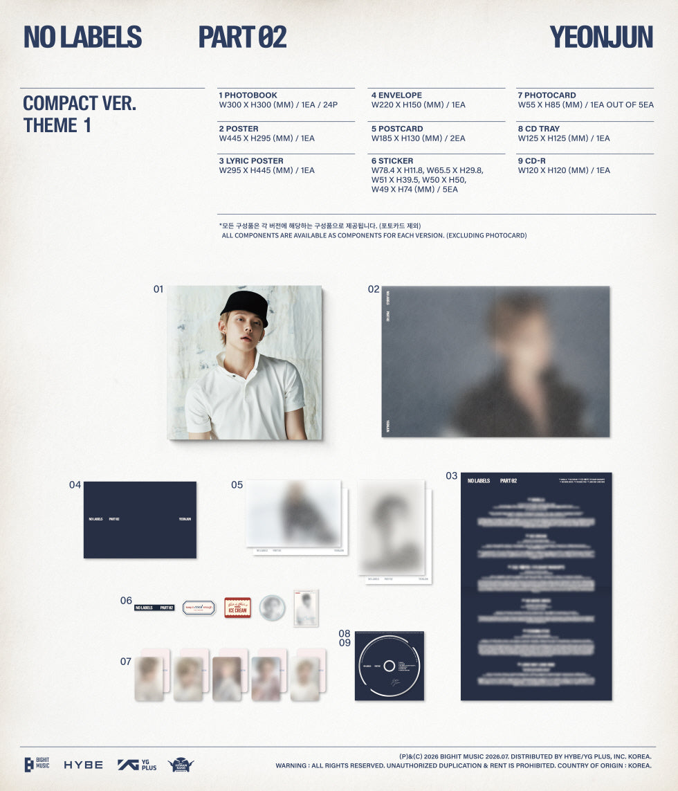 [B2B] NO LABELS: PART 02 (Compact Ver.) / [쇼핑몰] NO LABELS: PART 02 (Compact  Ver.)