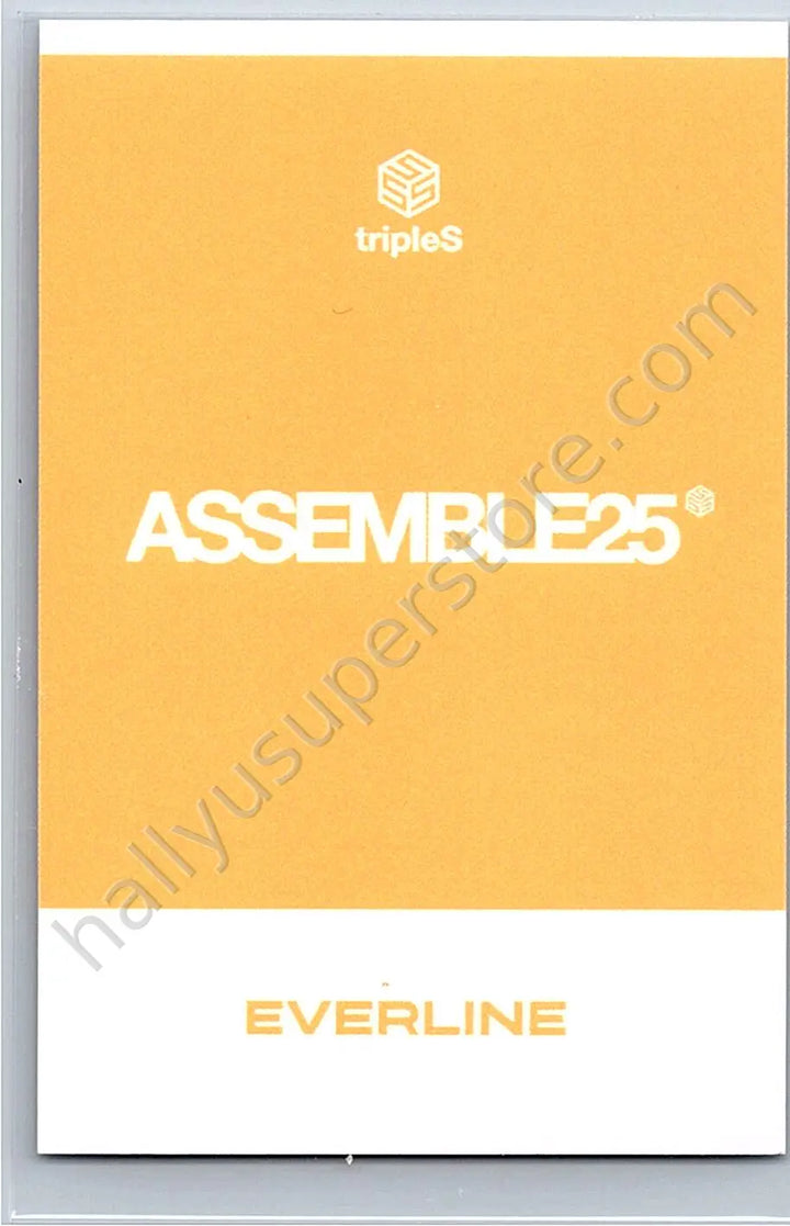 tripleS - Sullin - Assemble25 everline fansign polaroid round 2