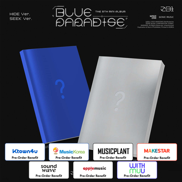 **[Pre-Order] ZEROBASEONE - Mini 5th Album " BLUE PARADISE "+ Pre-Order Benefit [Standard Ver.](Random/Set)