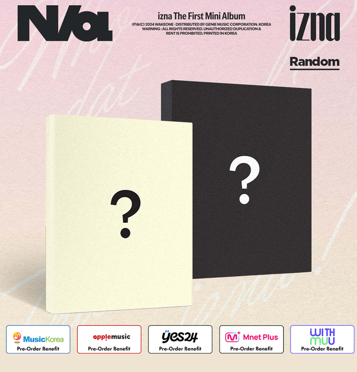 [Pre-Order] izna - 1st Mini "N/a"+ Pre-Order Benefit  (Random / Set)