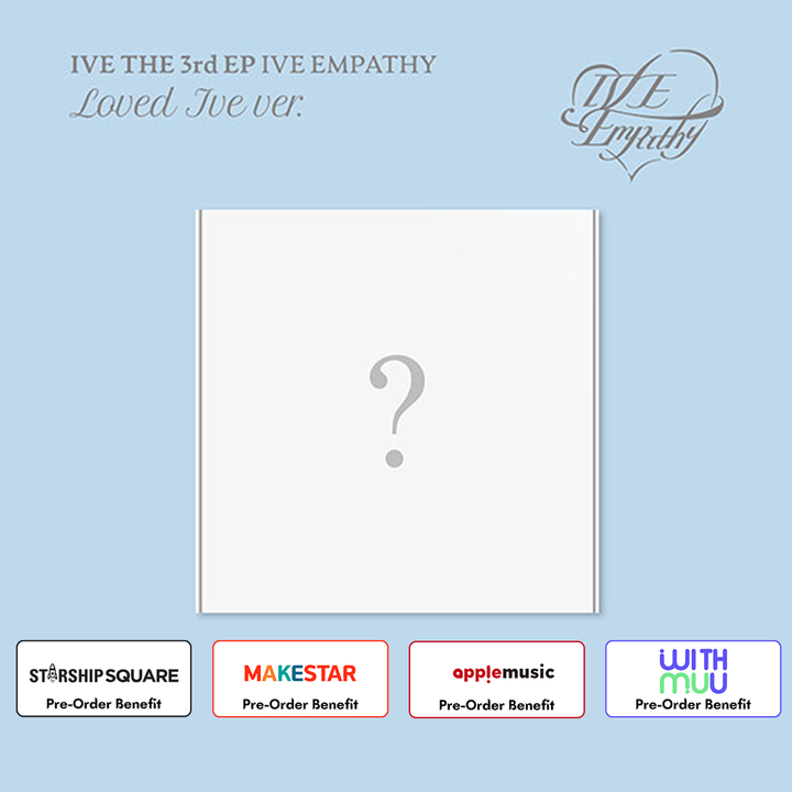 [Pre-Order] IVE - 3rd Ep"IVE EMPATHY"+ Pre-Order Benefit [LOVED IVE ver.](Limited Edition)