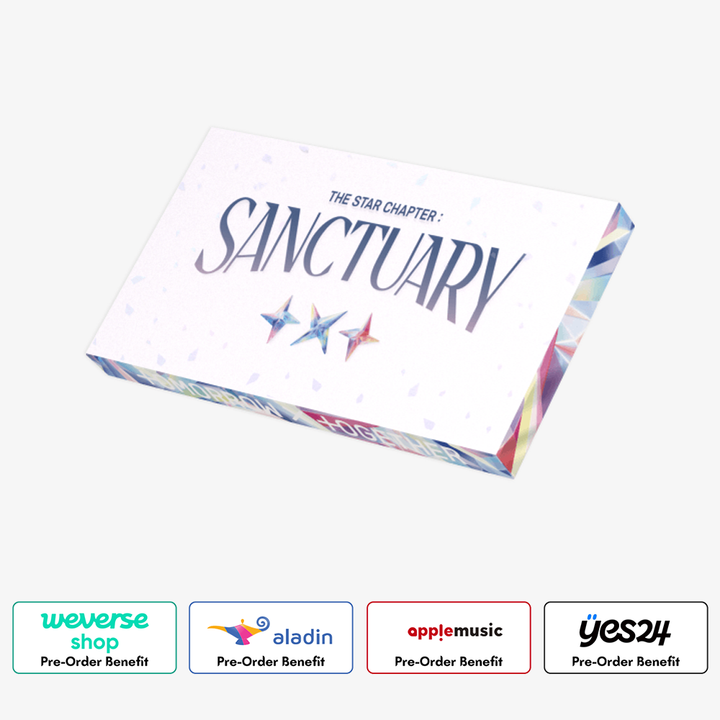 [Pre-Order] TXT - "The Star Chapter: SANCTUARY" + Pre-Order Benefit (ANGEL Ver.) [Random / Set] - HALLYUSUPERSTORE