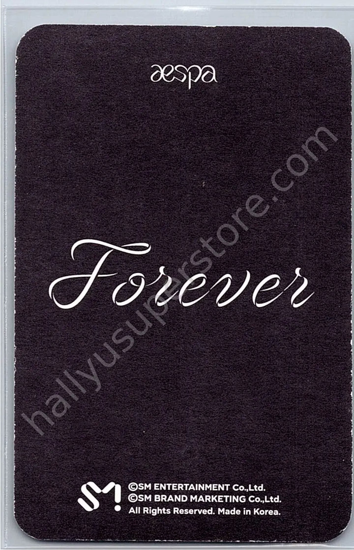 aespa - Ningning - Forever (Single) holographic (hologram) merch photocard