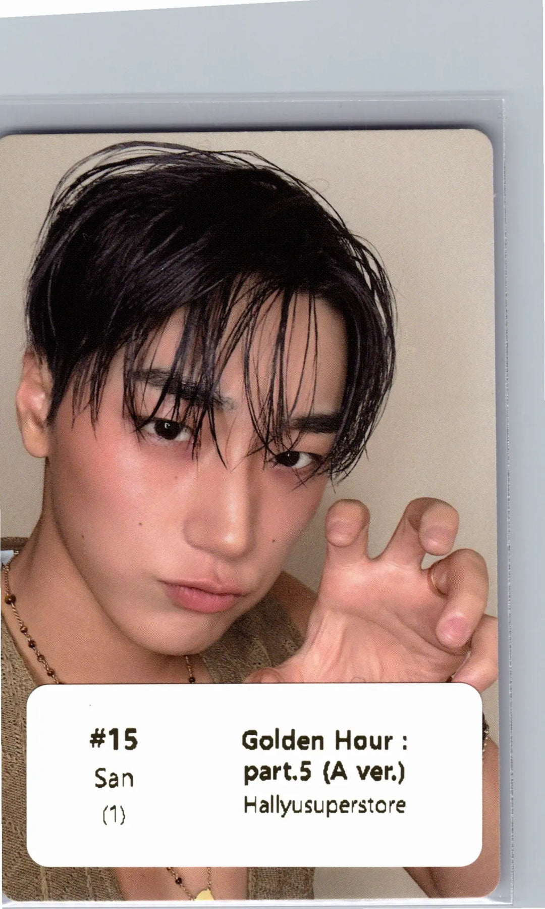 ATEEZ "GOLDEN HOUR : Part.5" - Official Photocard (A ver.) [26.06.26]