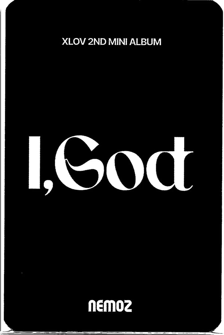 XLOV "I,God" - NEMOZ Lucky Draw Event Photocard R3 [26.08.18]