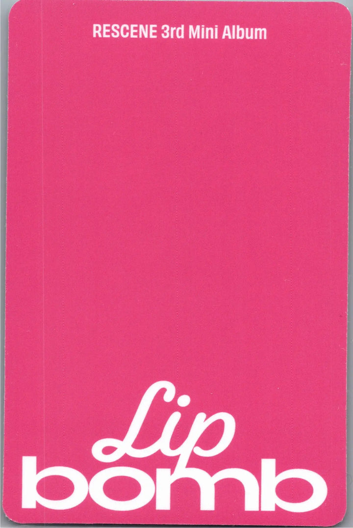 RESCENE "Lip bomb" - Official Photocard (QR)(Photocard Ver.) [26.07.24]
