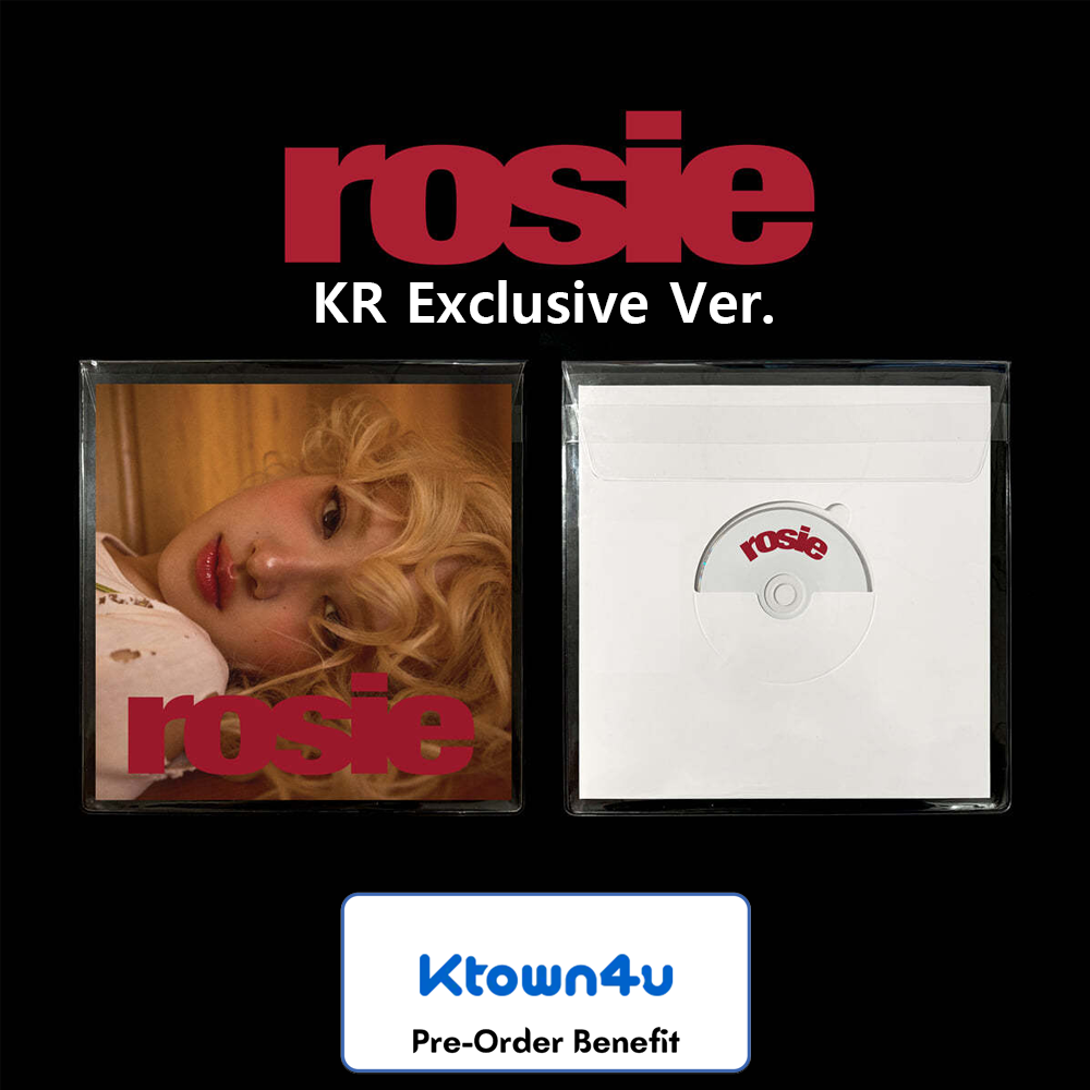 [Pre-Order] Rose (of BlackPink) - "ROSE first studio album ‘rosie'" + Pre-Order Benefit [Retail Exclusive, KR Exclusive] - HALLYUSUPERSTORE