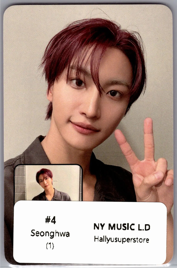 ATEEZ "GOLDEN HOUR : Part.5" - NY MUSIC Lucky Draw Event Photocard [26.08.18]
