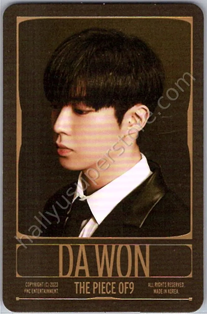 SF9 - Dawon - Sequence album photocard