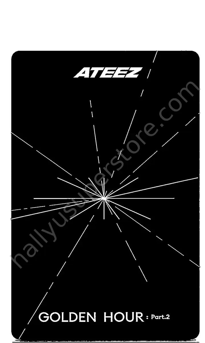 ATEEZ - Wooyoung - ATEEZ - Wooyoung - Golden Hour : Part 2 Album album photocard digipack version version 2