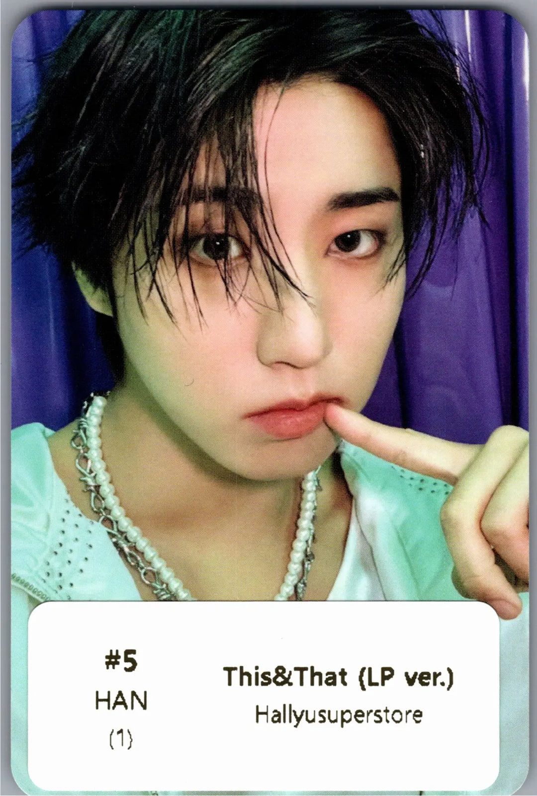 Stray Kids "THIS &amp; THAT" - Official Photocard (L.P Ver.) [26.08.10]
