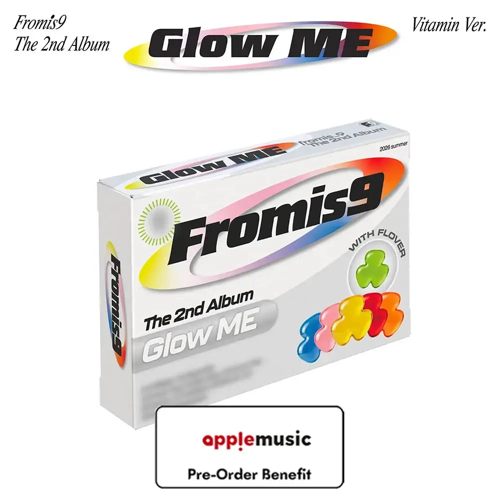 [Pre-Order] fromis_9 - 2nd Album "Glow ME" (Vitamin Ver.) + Applemusic Pre-Order Benefit