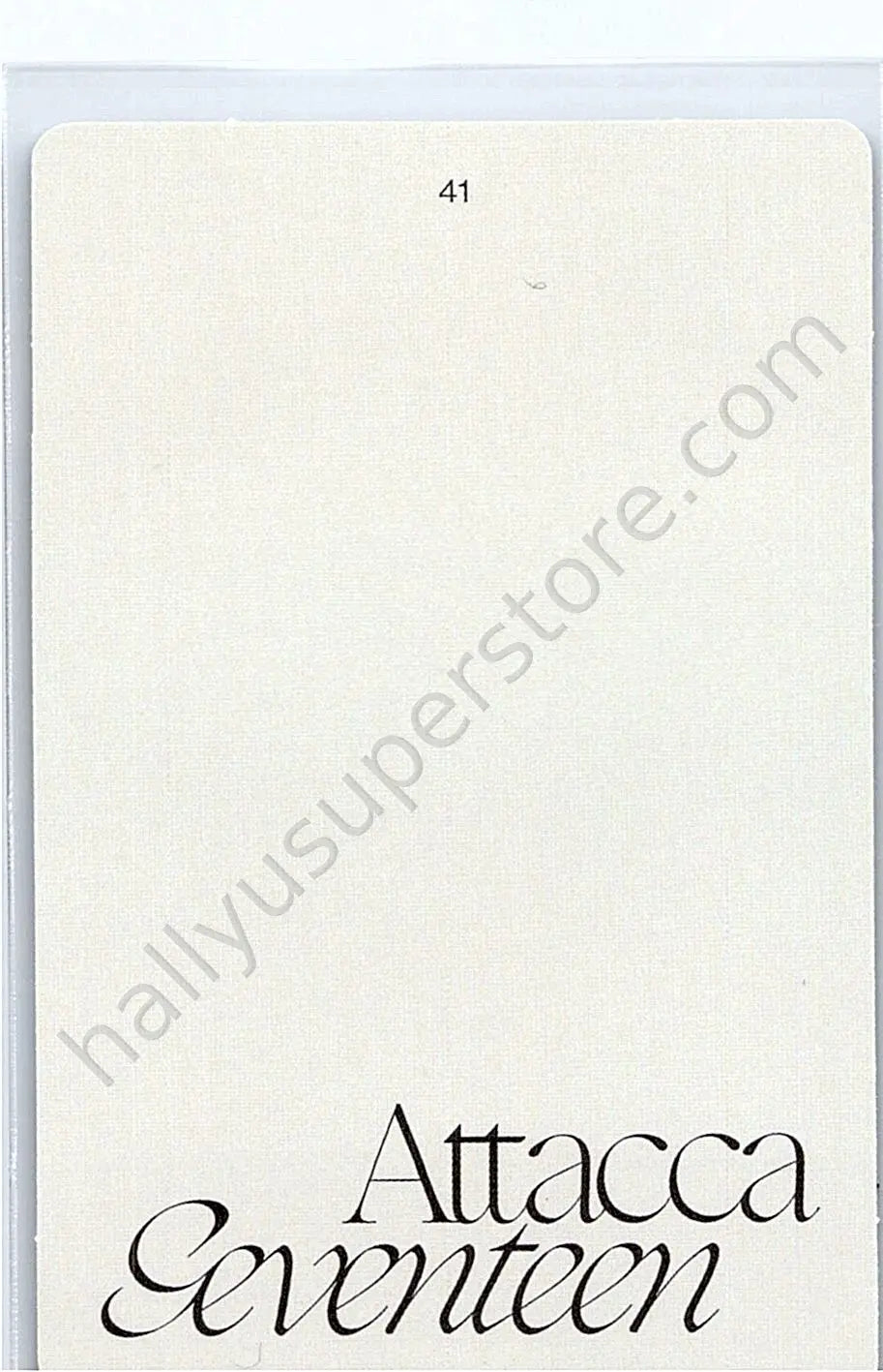 SEVENTEEN - The8 - Attacca album photocard op.2 version