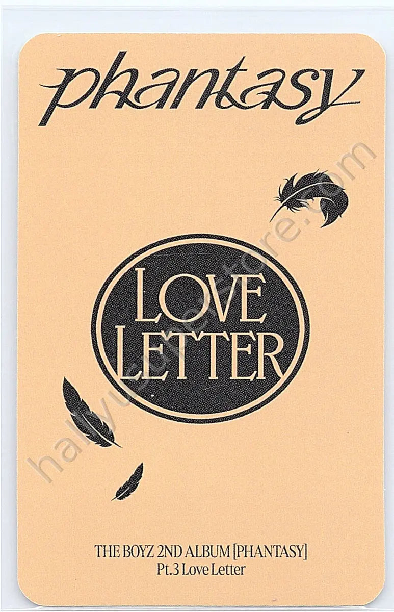 THE BOYZ - Sangyeon - Phantasy Pt. 3: Love Letter