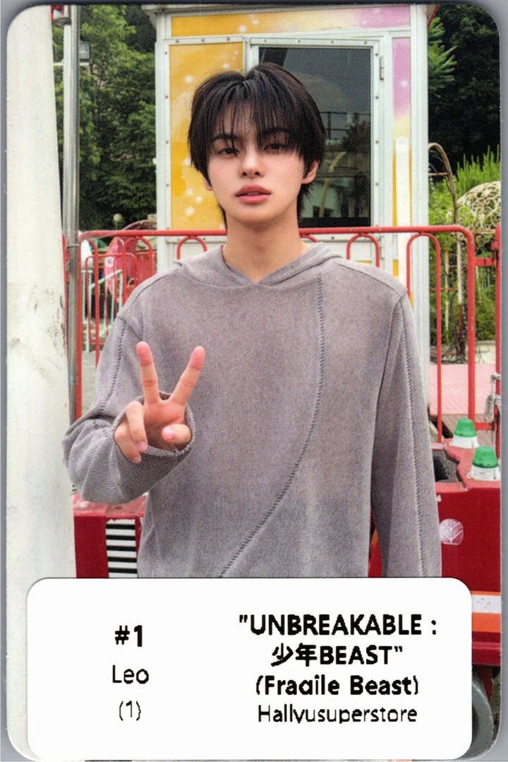 ALPHA DRIVE ONE "UNBREAKABLE : 少年BEAST" - Official Hidden Photocard (Fragile Beast Ver.) [26.08.27]