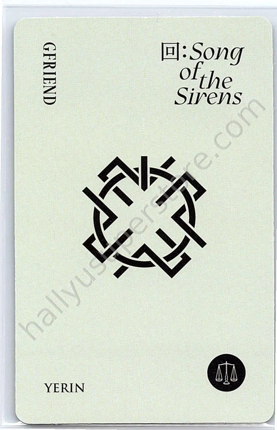 GFRIEND - Yerin - 回: Song of the Sirens album photocard tilted version