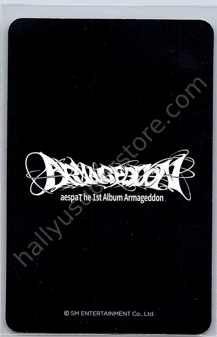 aespa - Winter - aespa - Winter - Armageddon Album lucky draw music korea