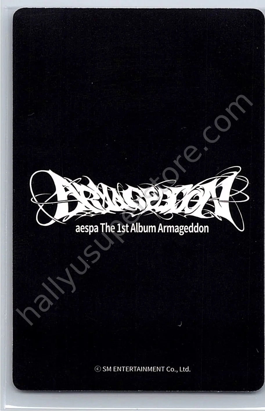 aespa - Winter - Armageddon lucky draw (LD) m2u