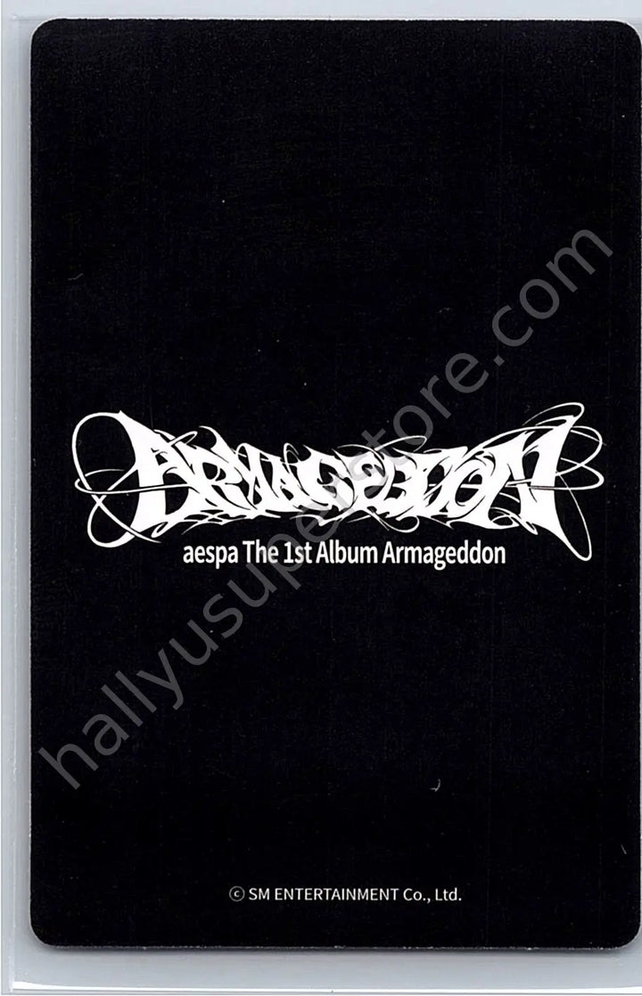 aespa - Winter - Armageddon lucky draw (LD) m2u