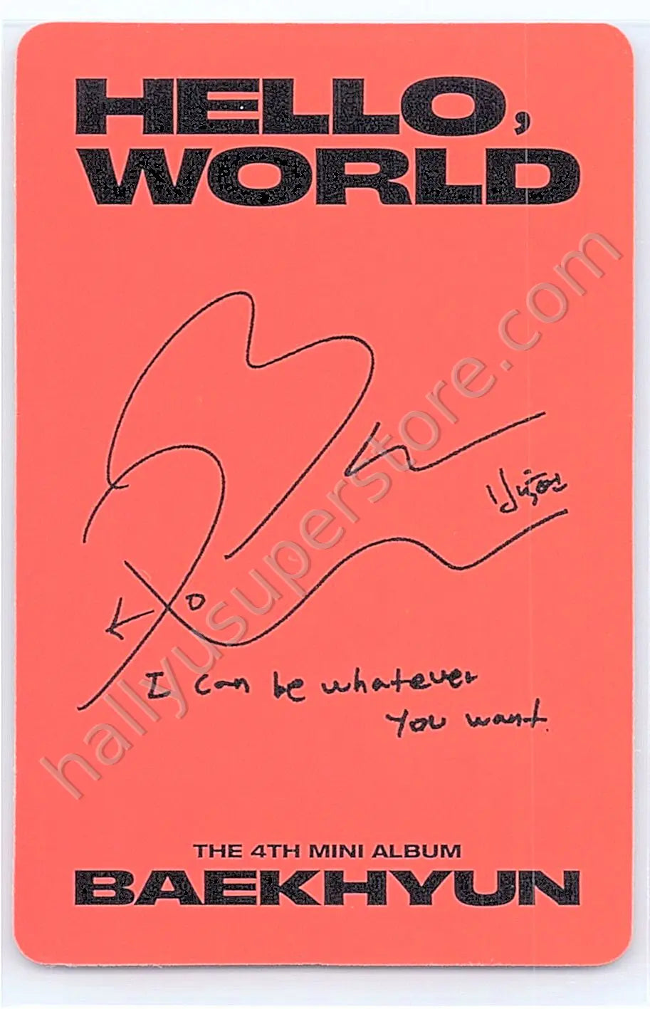EXO - Baekhyun - Hello, World