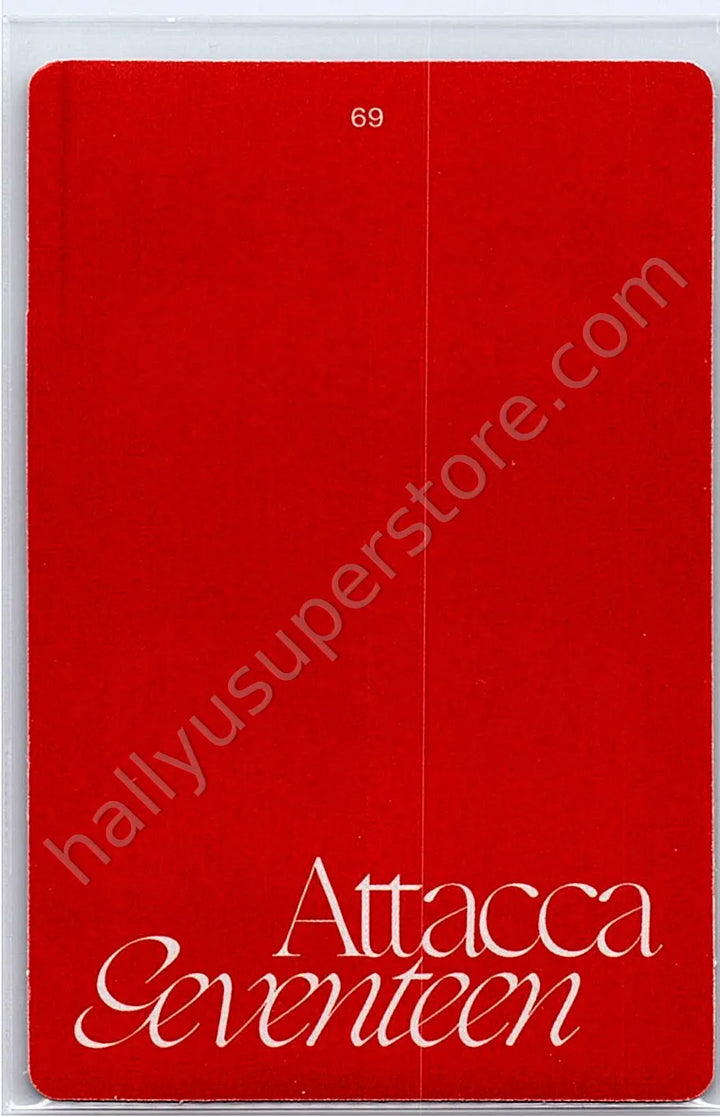 SEVENTEEN - Mingyu - Attacca album photocard op.3 version