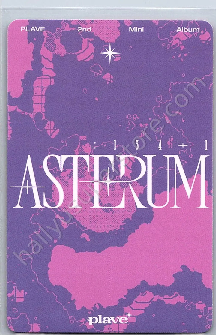 PLAVE - Unit - Asterum : 134-1 album photocard mini cd version