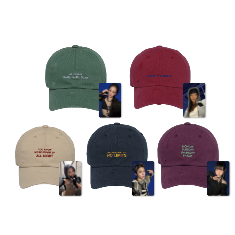 [Pre-Order] ALLDAY PROJECT - CRASH OFFICIAL MERCH (BALL CAP SET)
