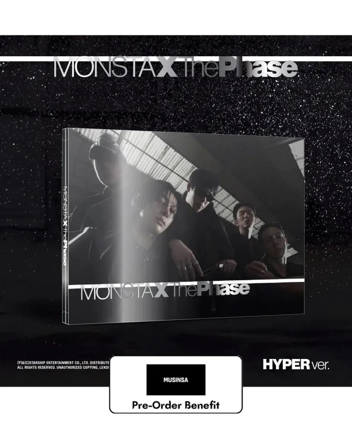 [Pre-Order] MONSTA X - EP [The Phase] + Musinsa LuckyDraw Event (Choose Version)