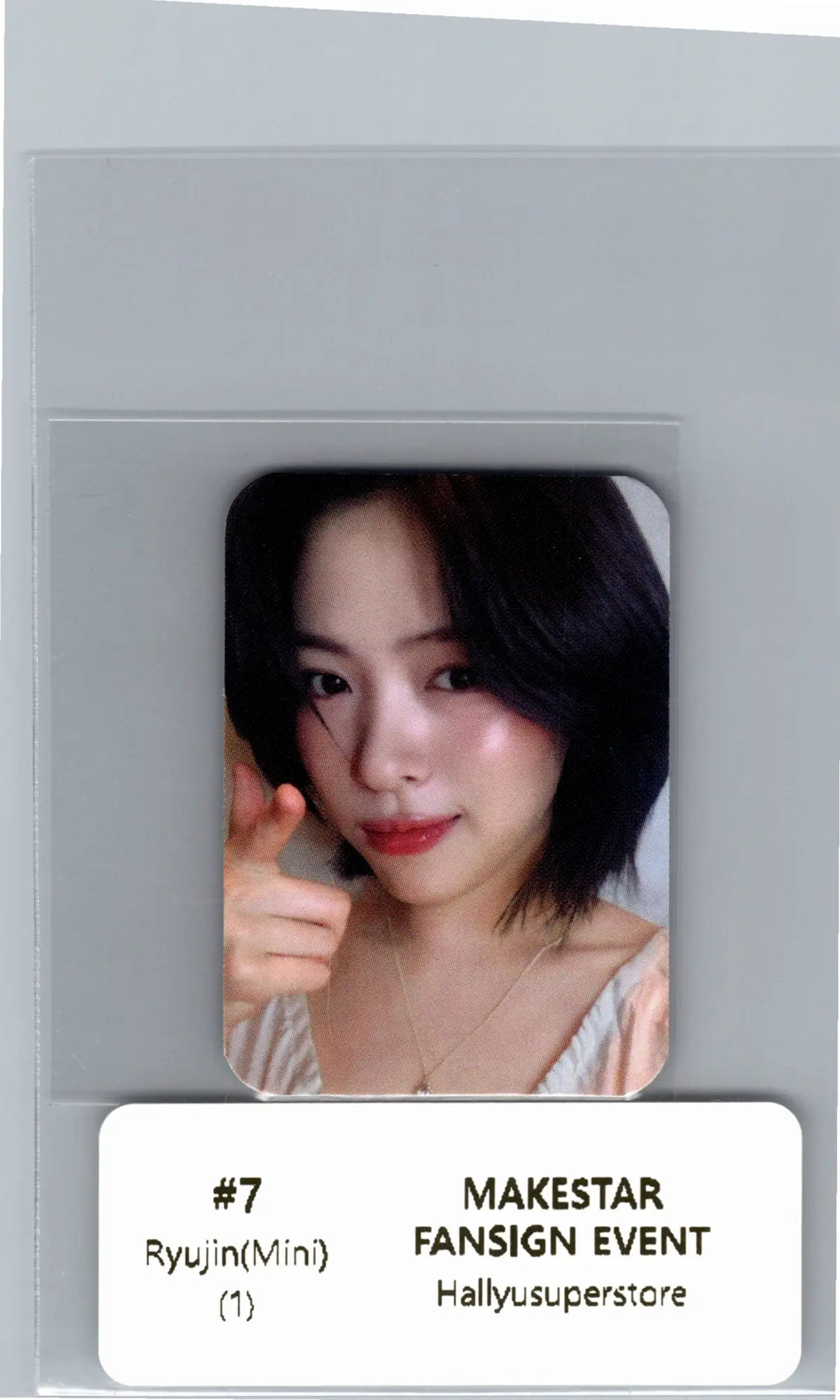 ITZY "Motto"- Makestar Fansign Event Photocard, Mini Photocard R2 (POCAALBUM Ver.) [26.07.14]