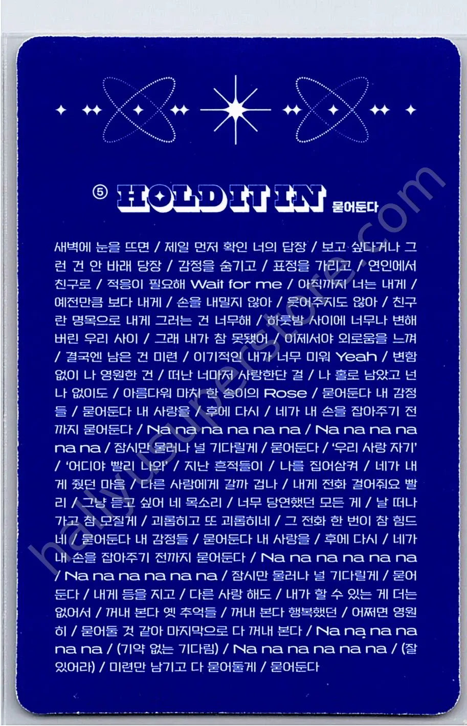 TREASURE - Doyoung - THE SECOND STEP : CHAPTER TWO A version album photocard yg tag version