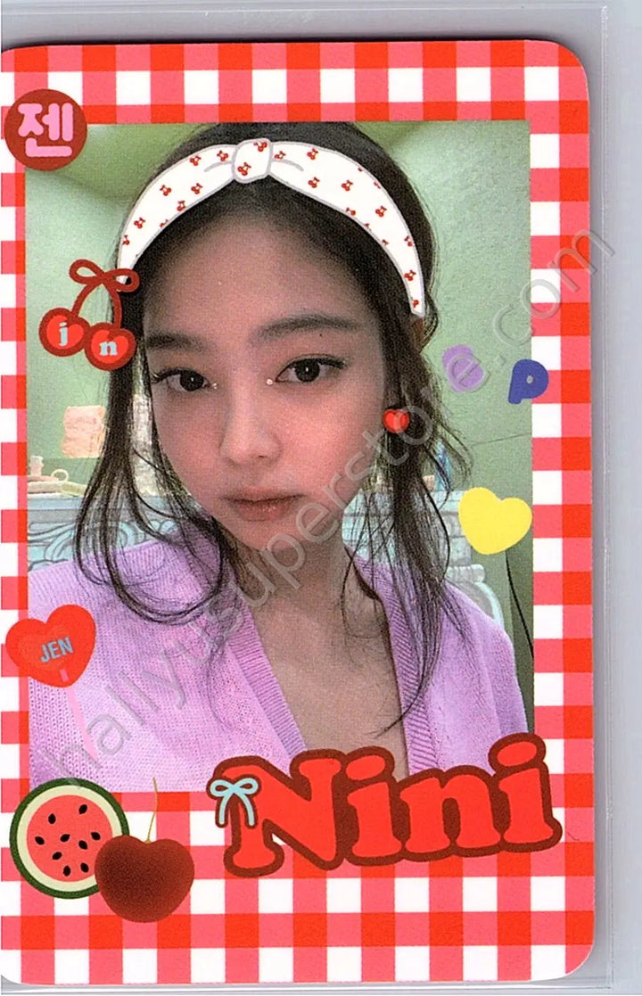 BLACKPINK - Jennie - Spring Edition MD List and Event merch photocard