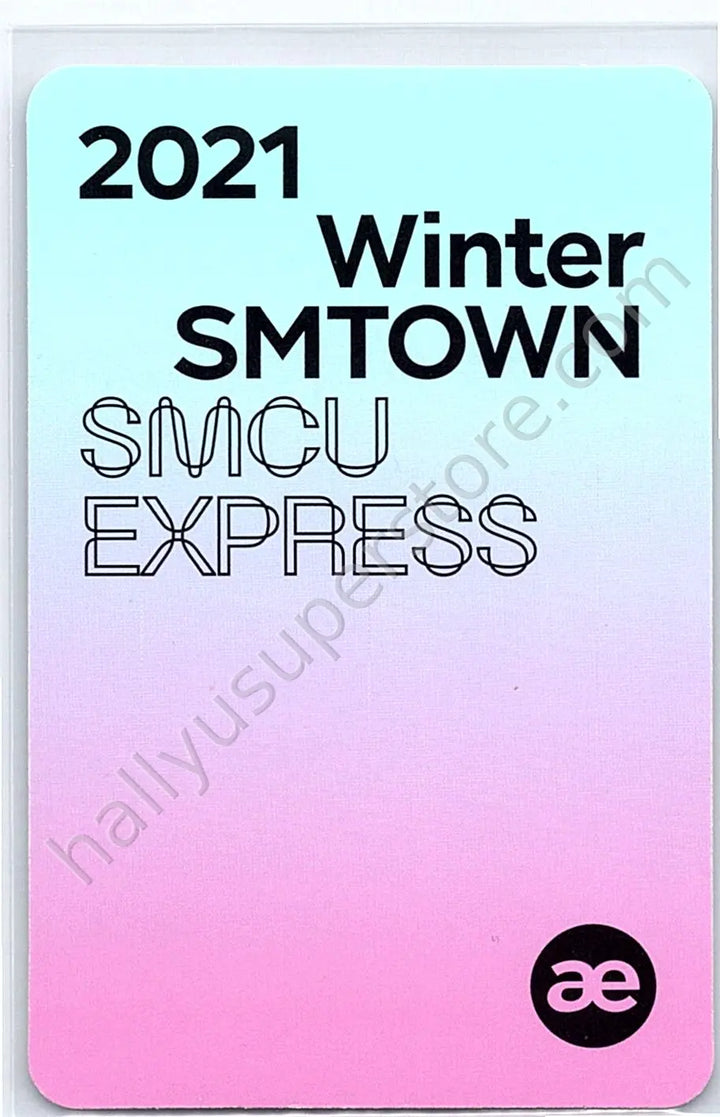 aespa - Giselle - aespa - Giselle - 2021 Winter SMTOWN: SMCU EXPRESS Album pass card album photocard