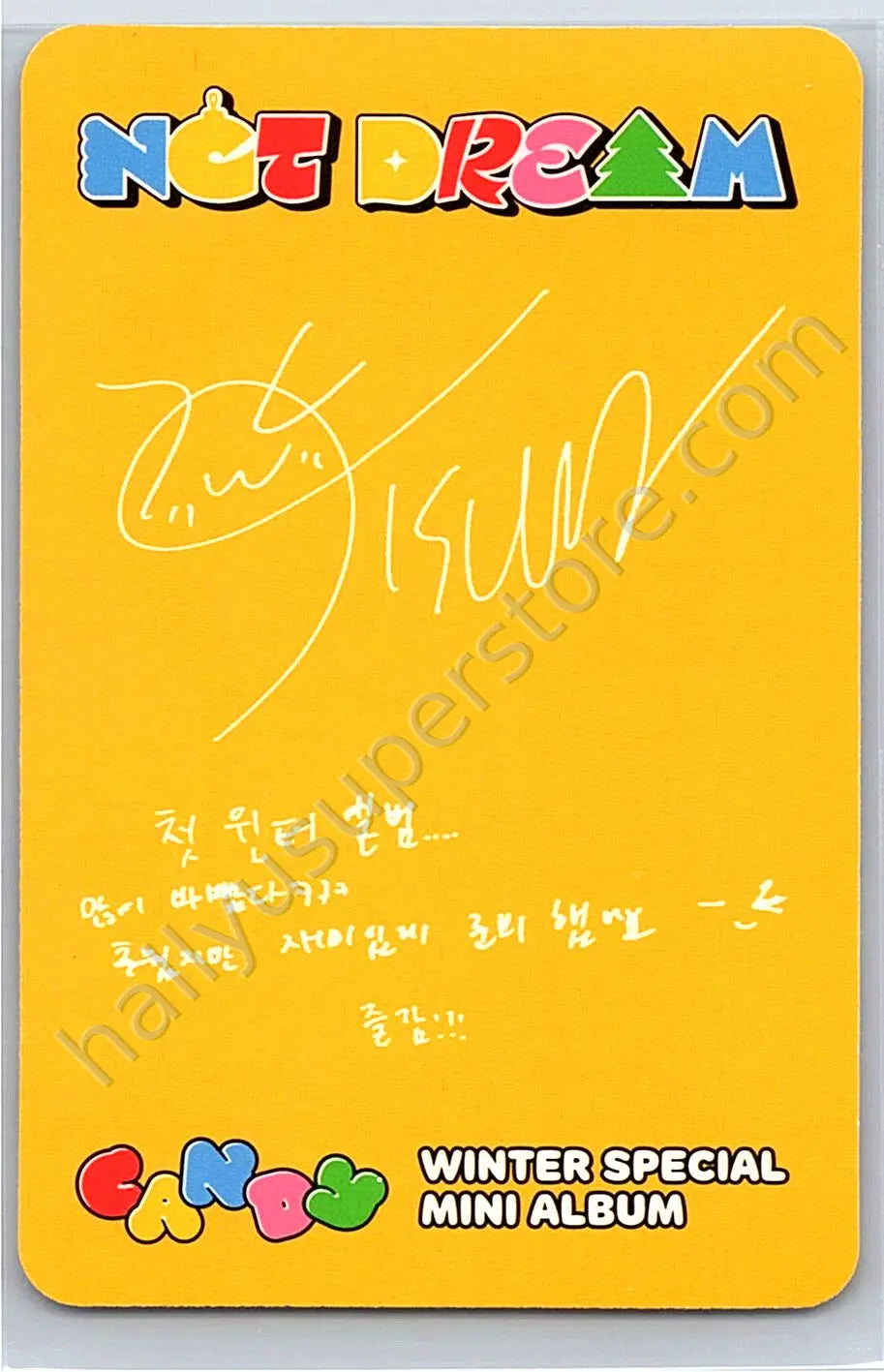 NCT DREAM - Jisung - Candy album photocard digipack version