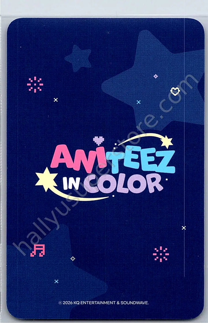 ATEEZ - Yunho - ANITEEZ IN COLOR trading card version 5