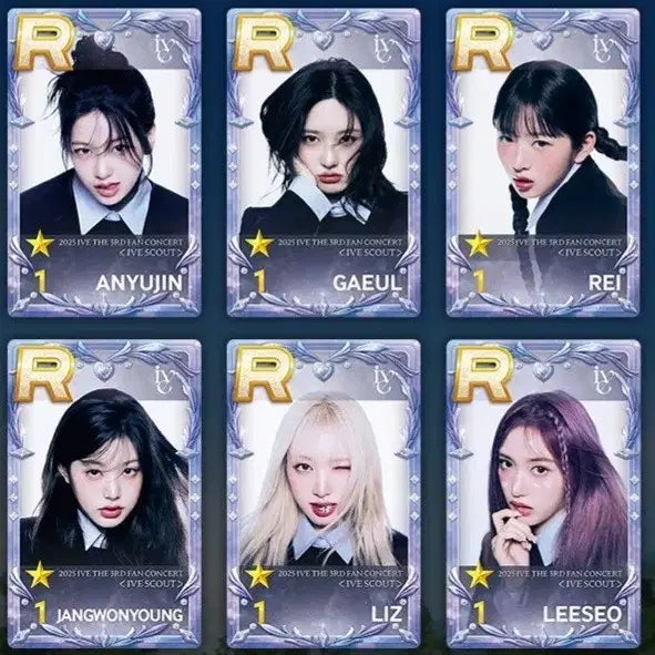 슈스쉽 아이브 팬콘서트 포토카드 1 set