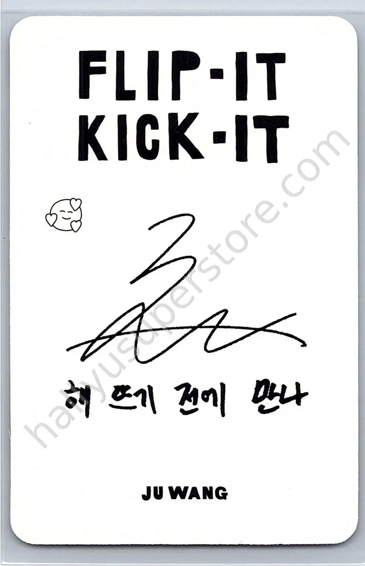 KickFlip - Juwang - Flip It, Kick It! A version album photocard lookbook version