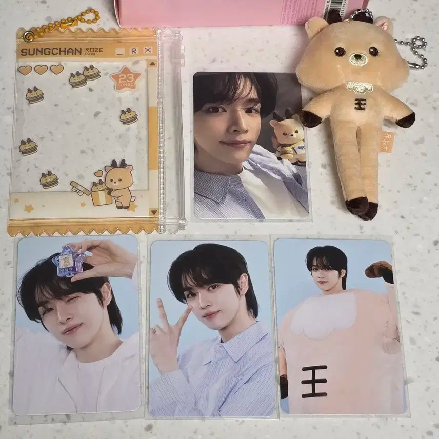 라이즈 팝업 트레카+pvc파우치+롱다리키링set 성찬(우락밤) 일괄 양도