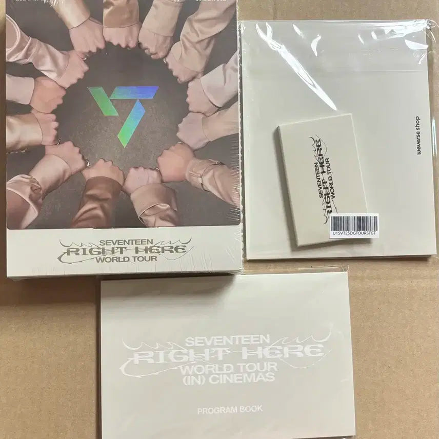 세븐틴 월드 투어 right here + 프로그램 북 세트 위버스 특전
