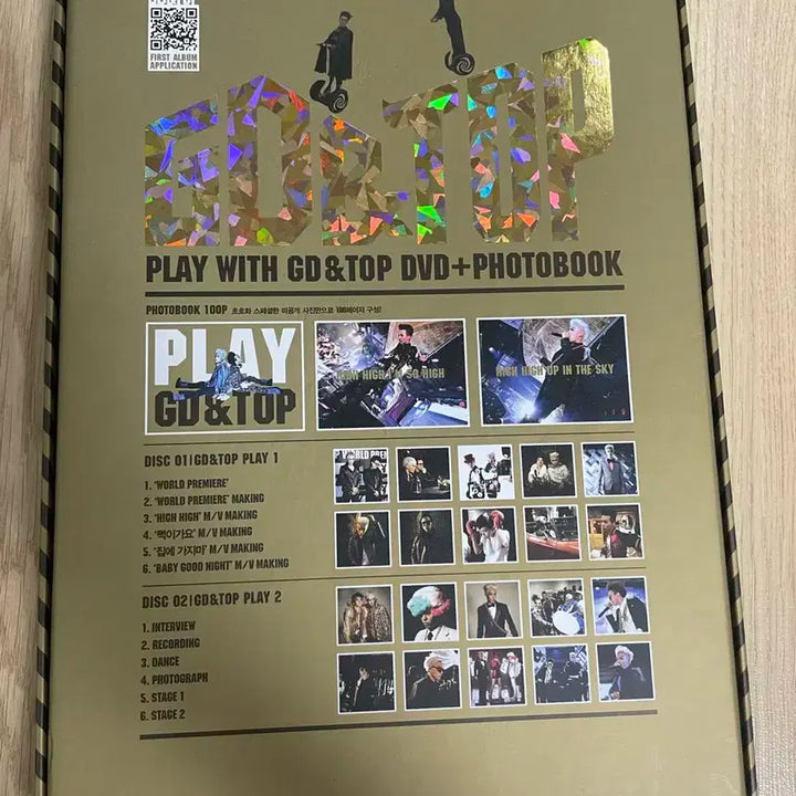 GD&TOP 지디앤탑 Play with GD&TOP DVD+포토북