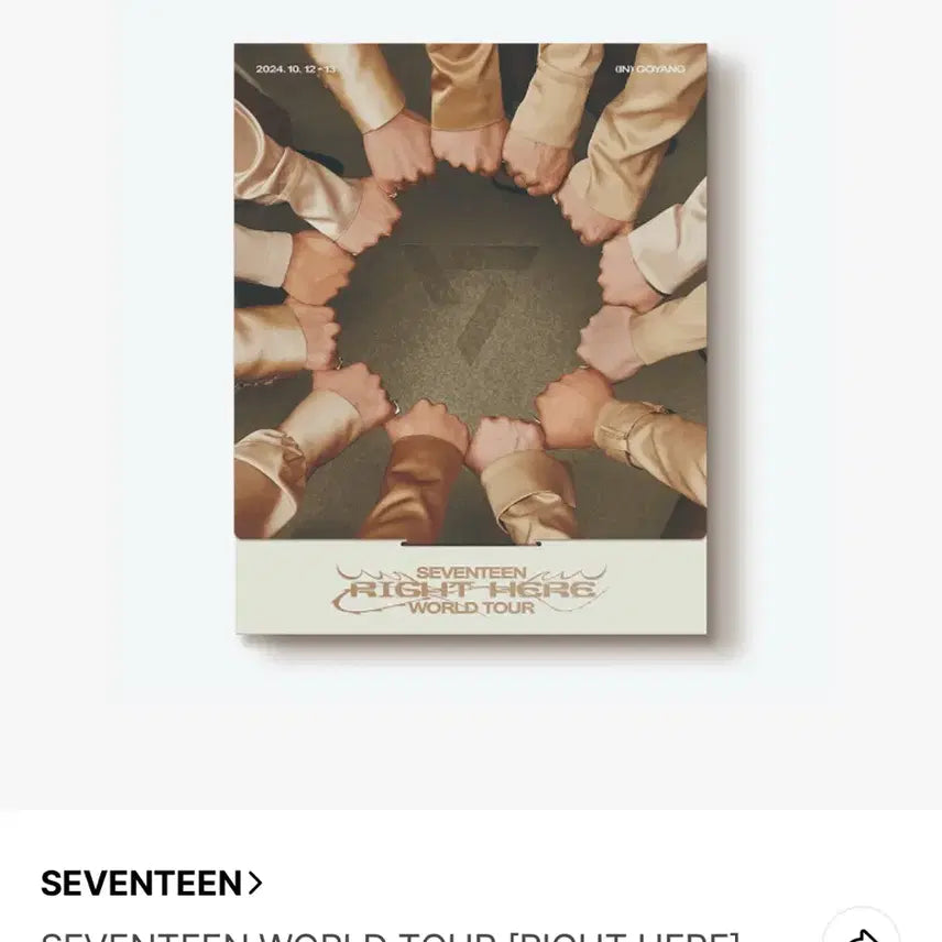 세븐틴 라잇히어 고양콘 프로그램북, 디코 디지털코드 구성품 일괄양도