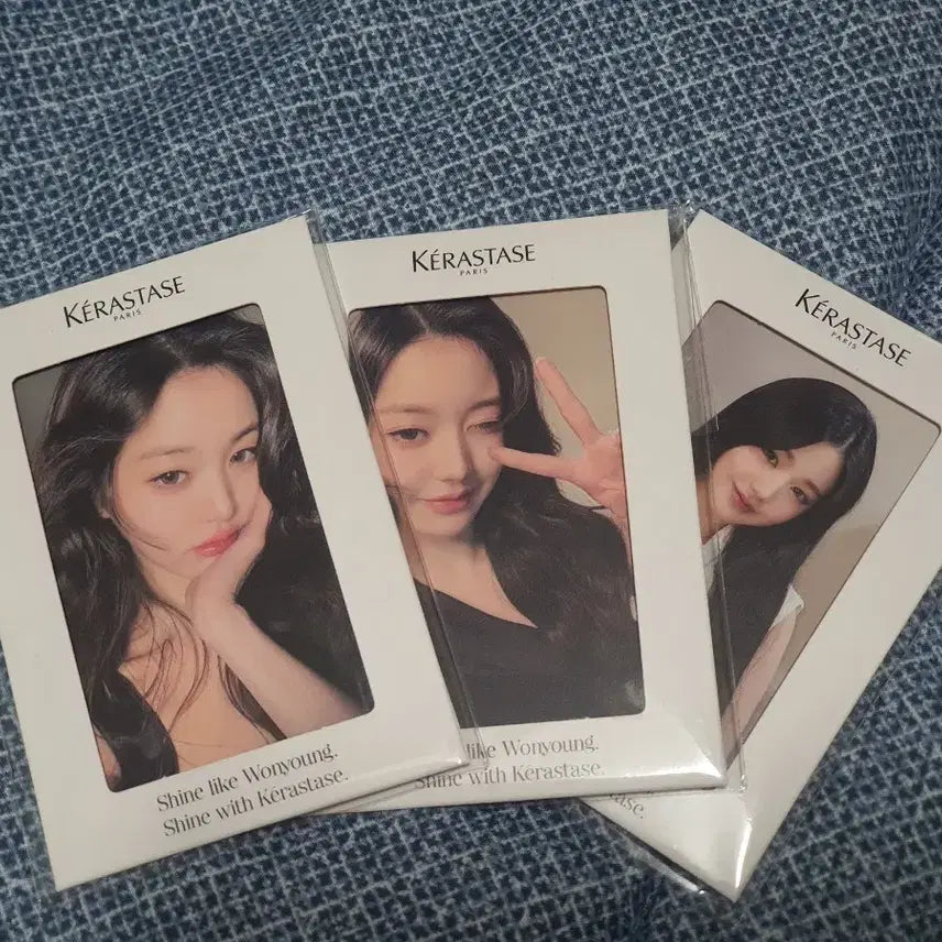장원영 케라스타즈 포토카드 3장 일괄
