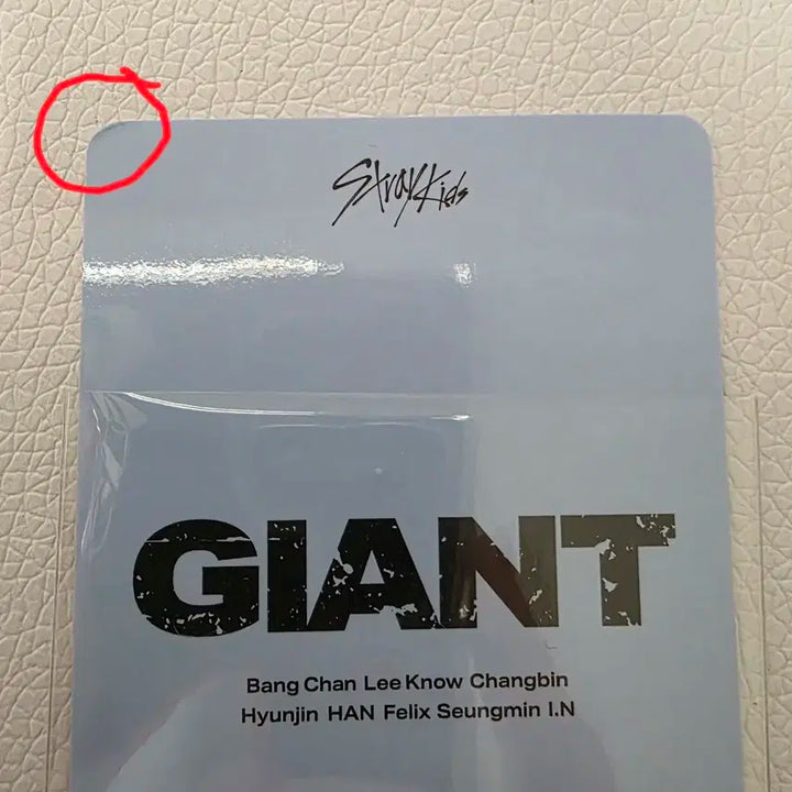 스트레이키즈 자이언트(GIANT) 초회생산한정반A 승민 (하자O)