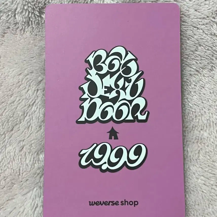 보넥도 19.99 위버스 특전 명재현 포카