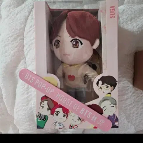 BTS 서울팝업 공식굿즈 하우스오브bts 슈가인형