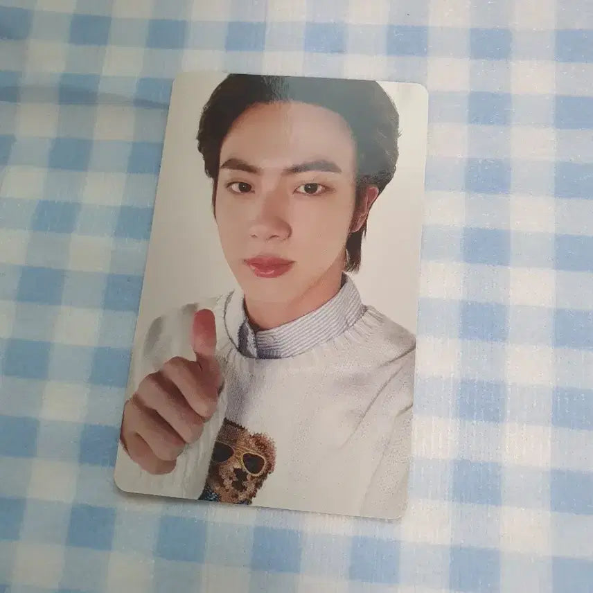 bts 방탄 데코키트 진 양면포카