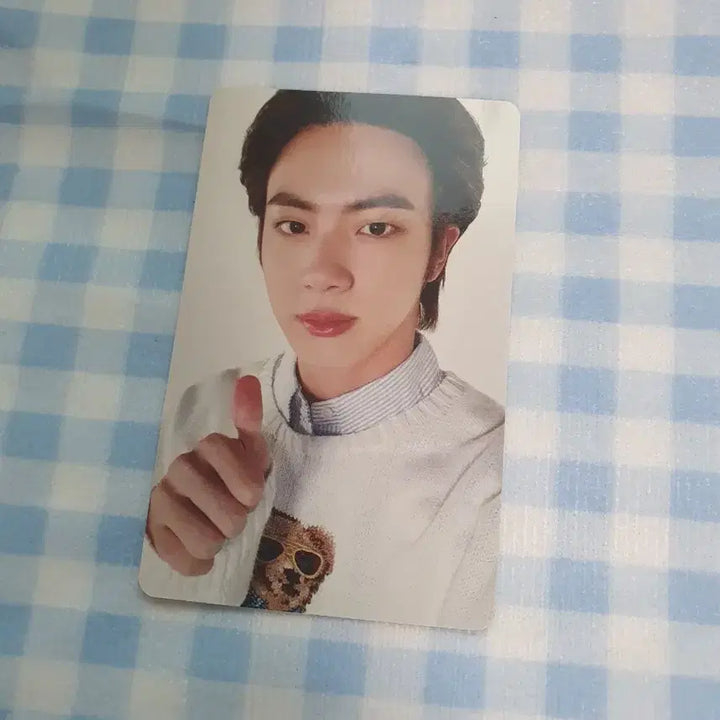 bts 방탄 데코키트 진 양면포카