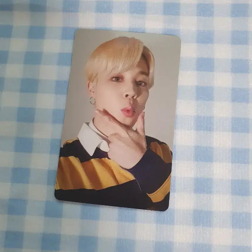 bts 방탄 데코키트 지민 양면카드