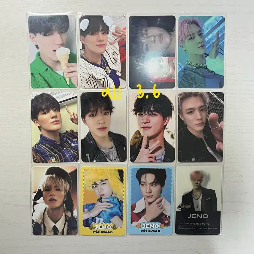 엔시티 드림 제노 포카 양도 엔시티 nct 마크 런쥔 해찬 지성 위시