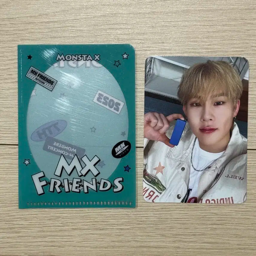 몬스타엑스 주헌 팬콘 엠디 엘홀더 + 포카