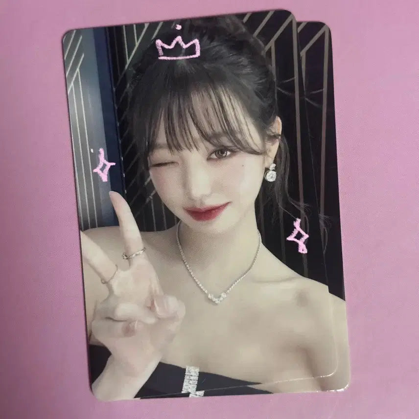 아이브 이즈위 장원영 미공포 포토카드 포카